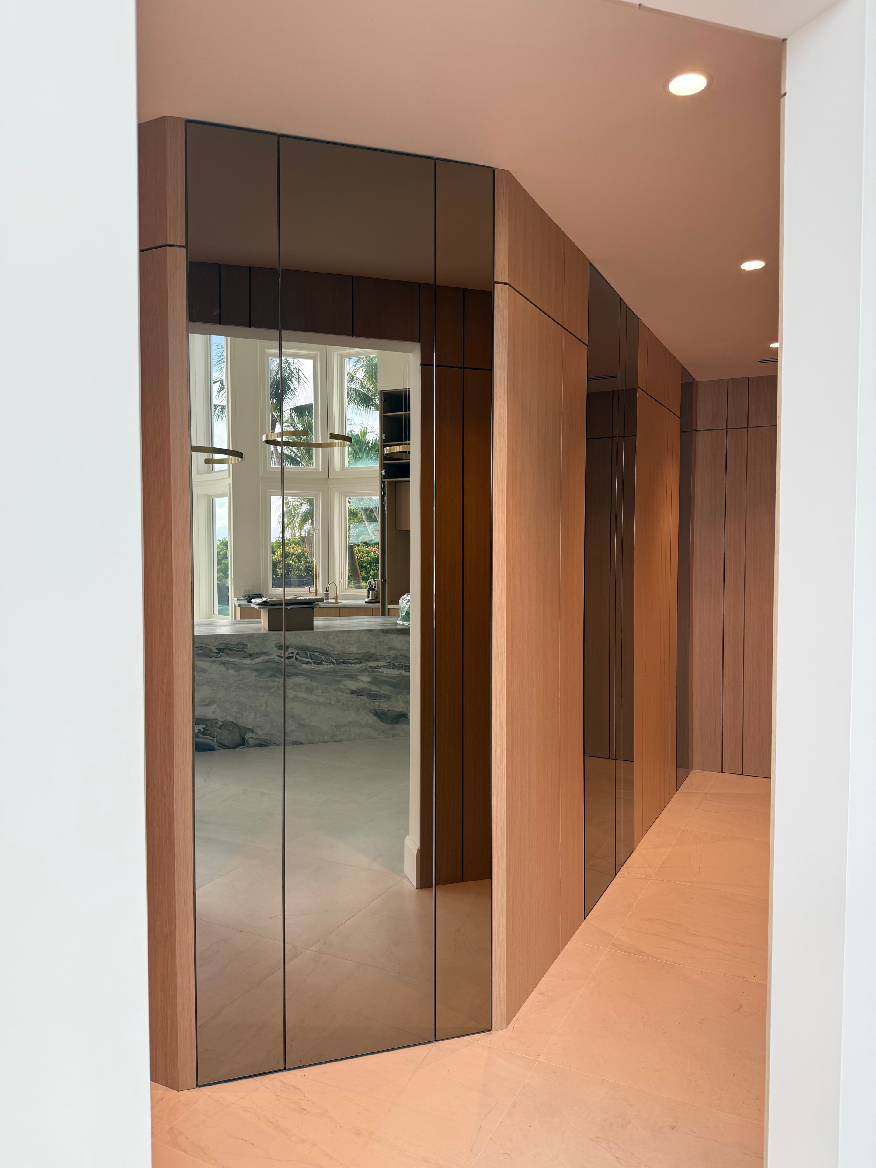 Smoked Glass Closet Enclosure — Tequesta, FL