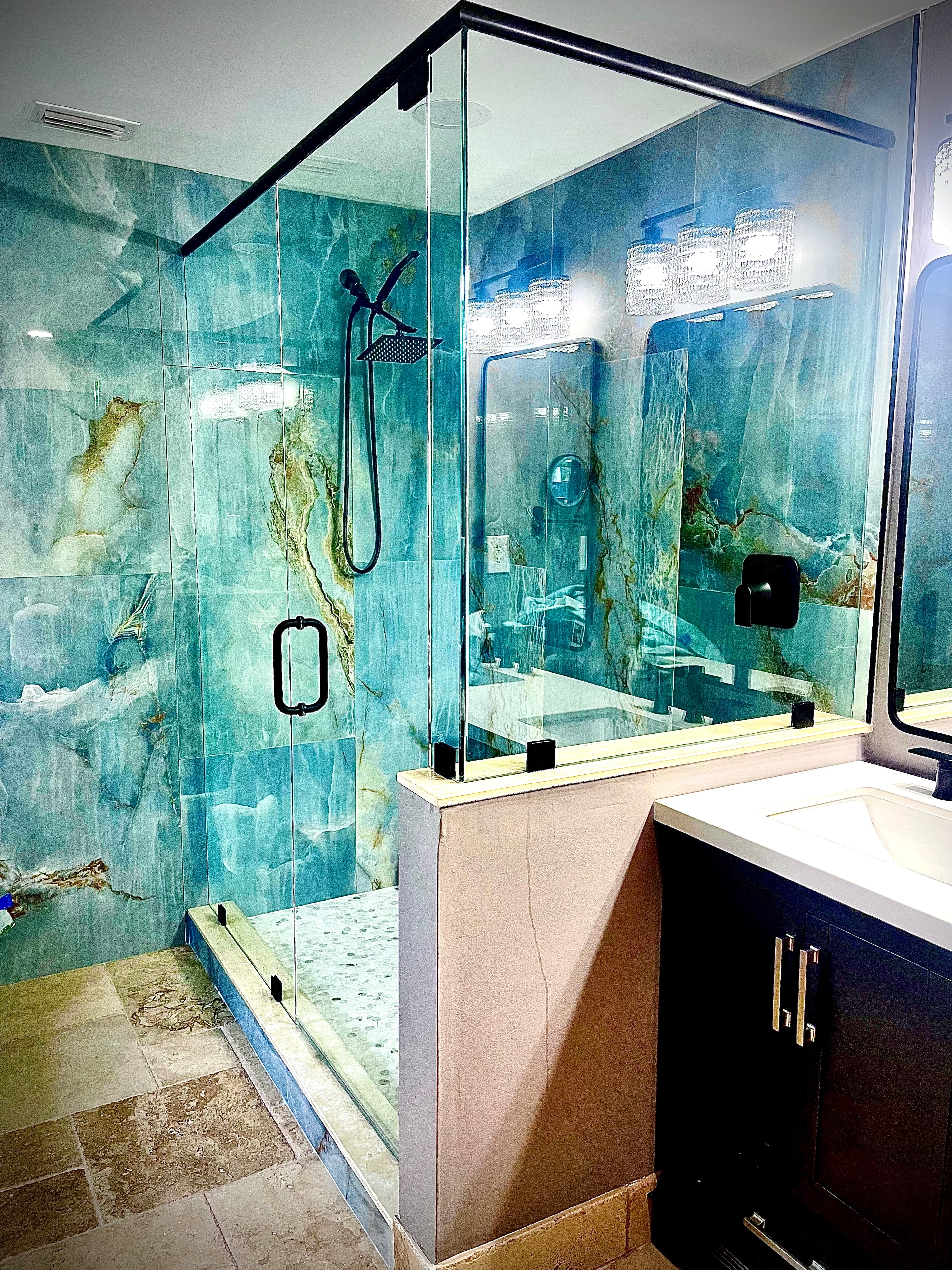Frameless Shower Enclosure — Tequesta, FL