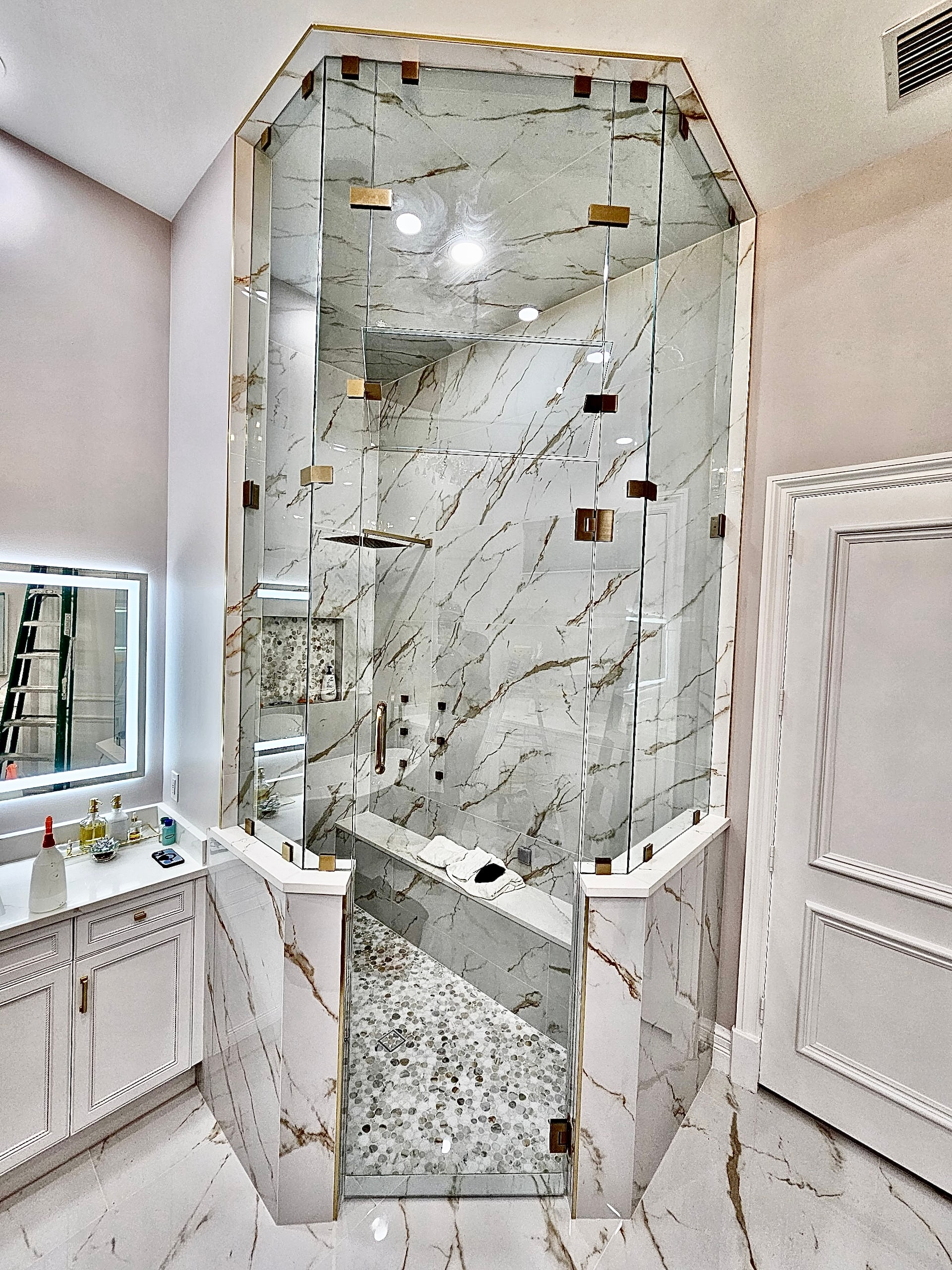Frameless Shower Enclosure — Palm City, FL